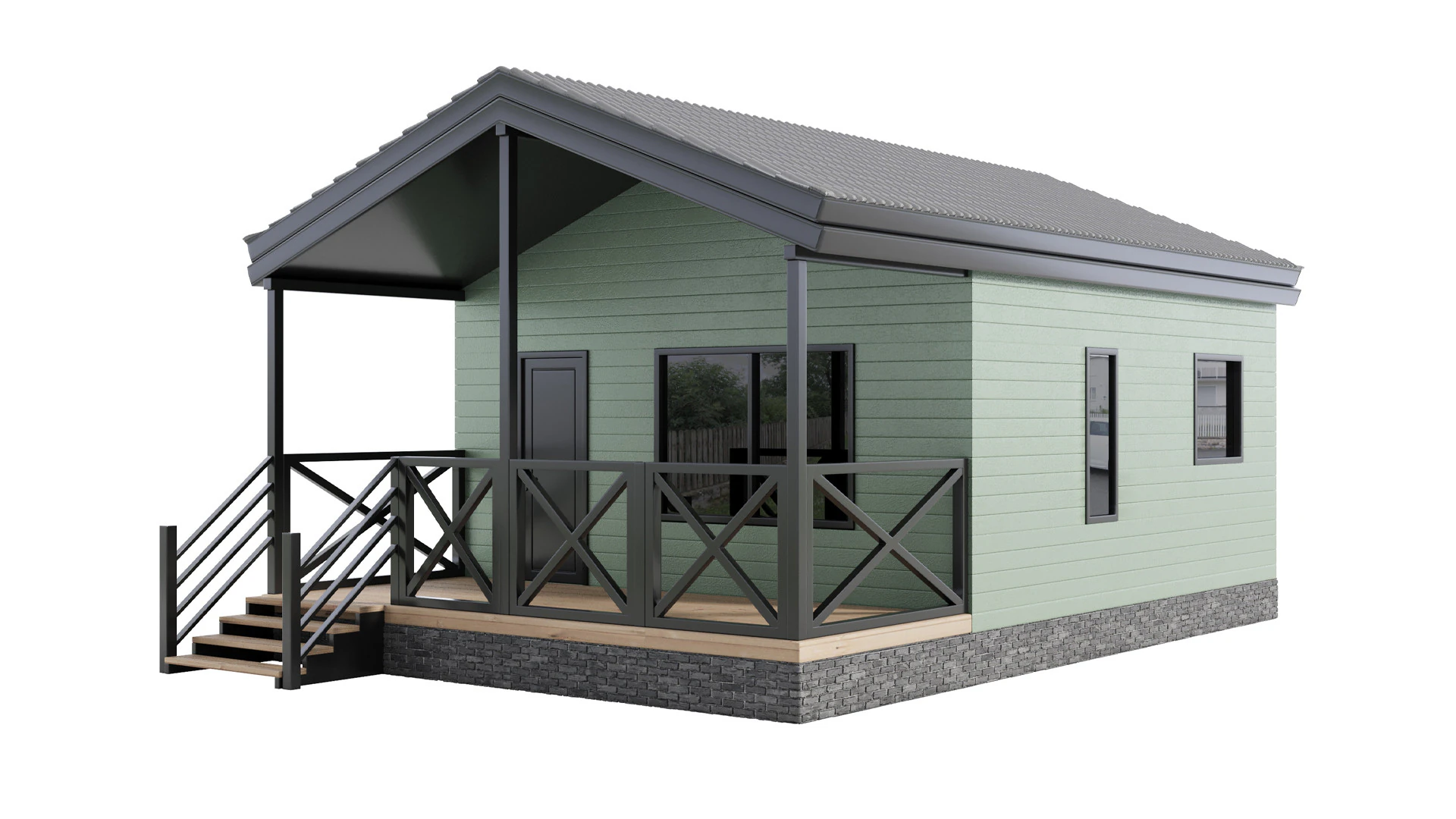 Home Design 17 For Exterior 3D Model .c4d .max .obj .3ds .fbx .stl .blend 
