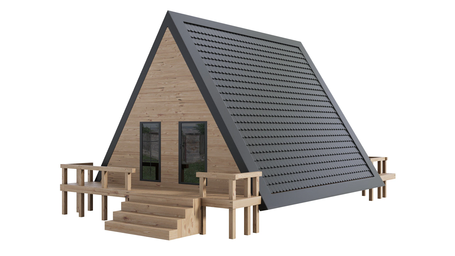 Home Design 18 For Exterior 3D Model .c4d .max .obj .3ds .fbx .stl .blend 