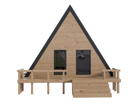 Desain Rumah 18 Untuk Eksterior Model 3D