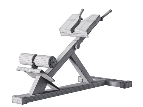 Hyperextension Club Line Lacertosus 3D Model