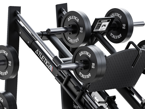 HyperLeg Beinpresse Fitnessstudio-Qualitt 3D Model