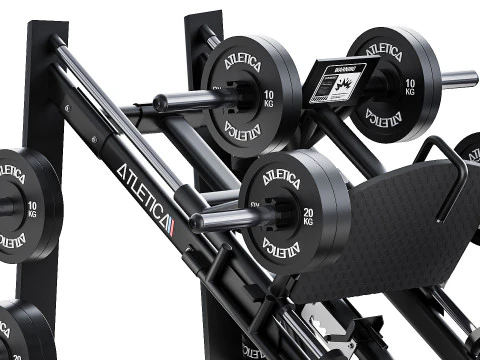 HyperLeg Beinpresse Fitnessstudio-Qualitt 3D Model