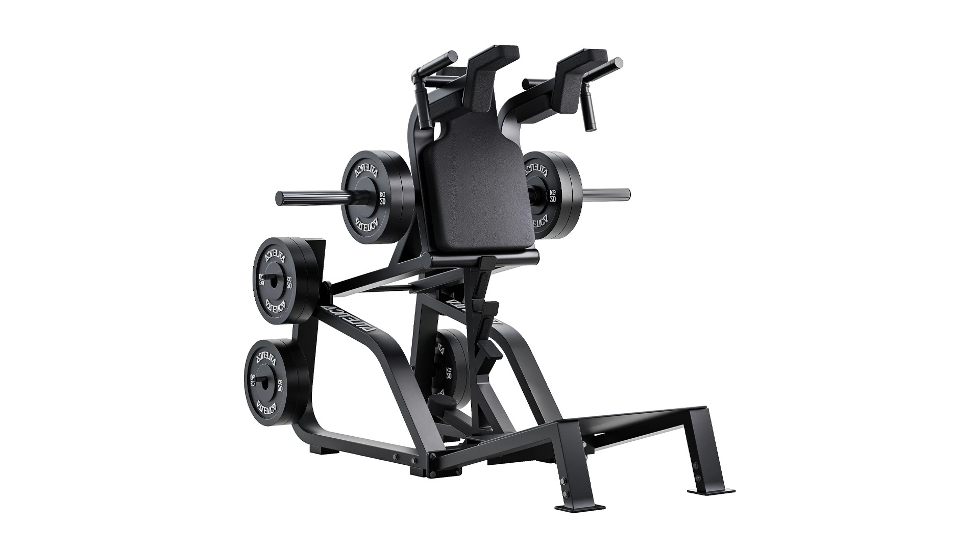 HyperLever V-Squat Kniebeugemaschine 3D Model .c4d .max .obj .3ds .fbx .stl .blend 