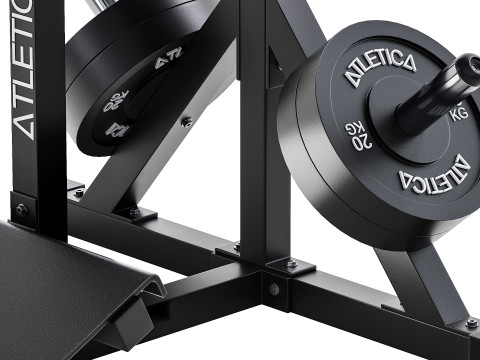 HyperSquat Kniebeuge- und Wadenmaschine 3D 模型
