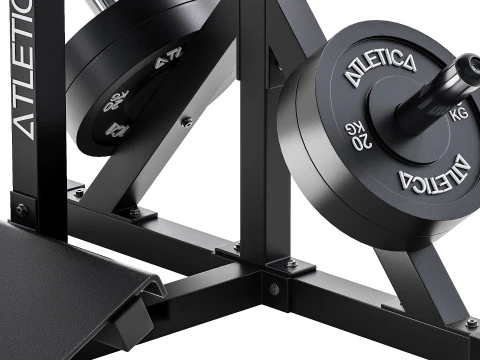 HyperSquat Kniebeuge- und Wadenmaschine 3D Model