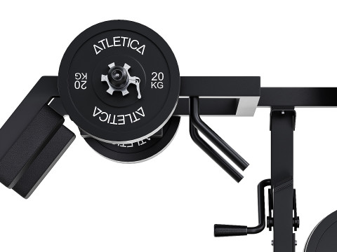 HyperSquat Kniebeuge- und Wadenmaschine 3D 模型