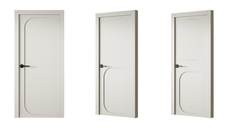 Interior Door 14 2 Model 3D .c4d .max .obj .3ds .fbx .stl .blend 