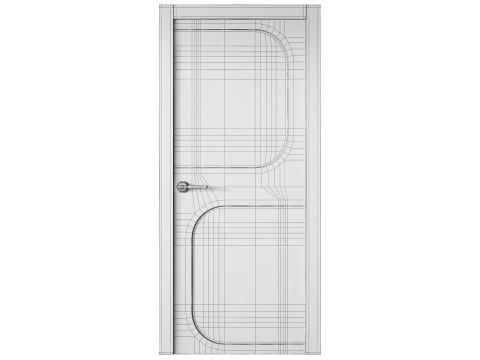 Interior Door 14 2 Model 3D
