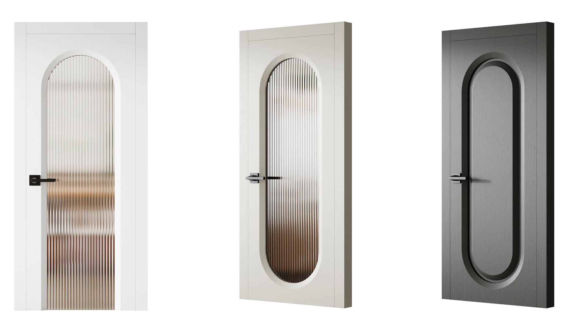 Interior Door 15 3D Model .c4d .max .obj .3ds .fbx .stl .blend