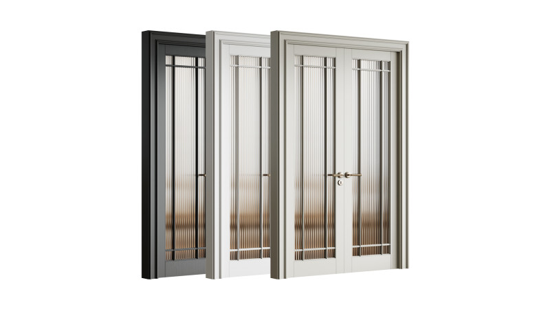 Interior Door 18 3D Модель .c4d .max .obj .3ds .fbx .stl .blend 