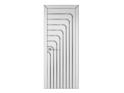 Interior Door 18 Model 32pv 3D Modell