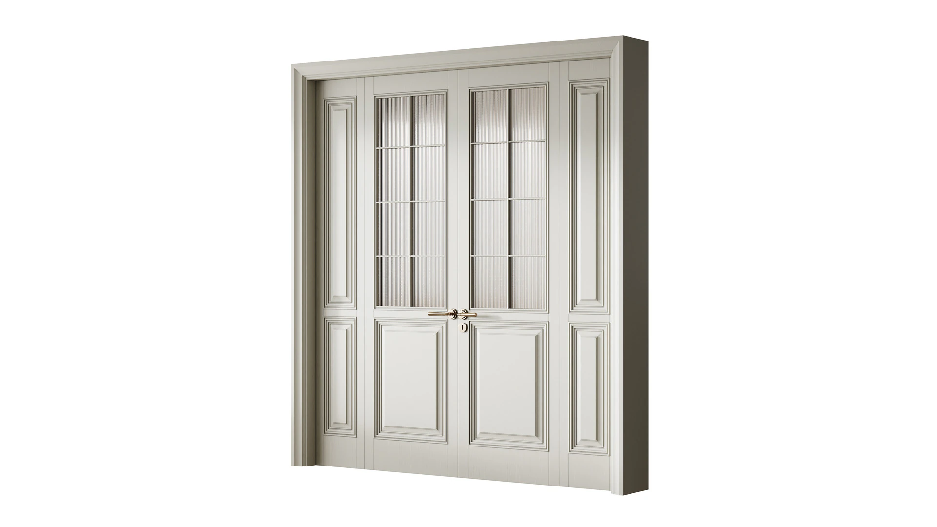 Interior Door 23 3D Model .c4d .max .obj .3ds .fbx .stl .blend 