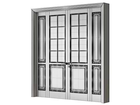 Interior Door 23 Model 3D