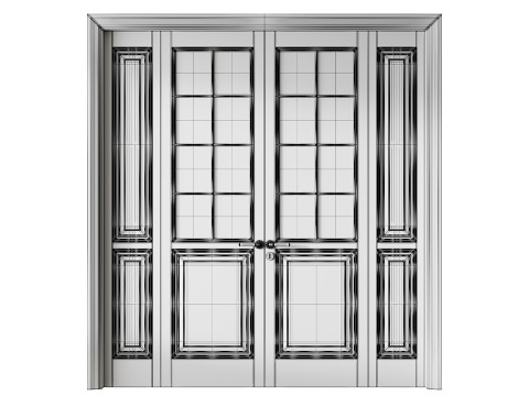 Interior Door 23 Model 3D