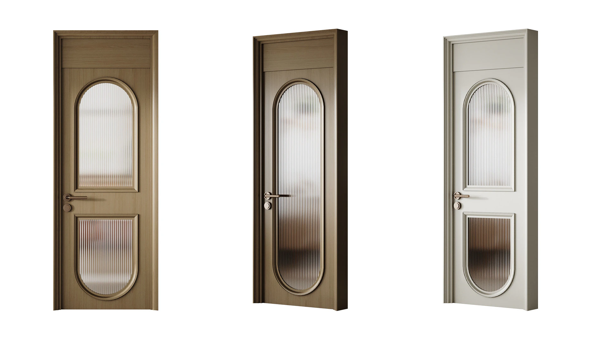 Interior door 35 3D Model .c4d .max .obj .3ds .fbx .stl .blend