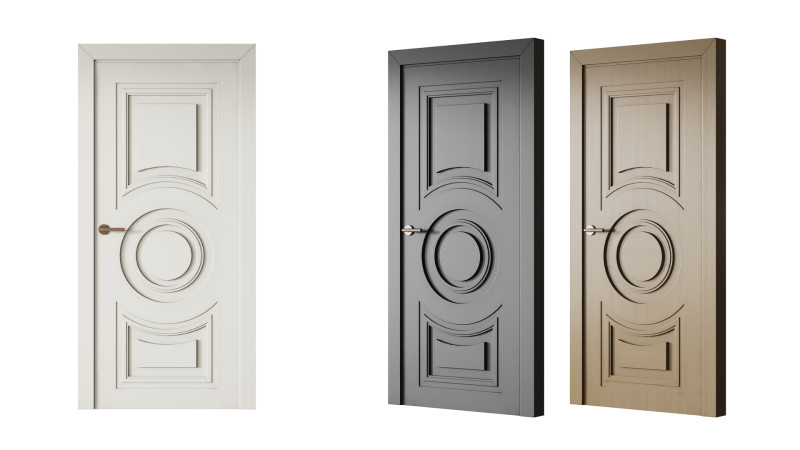 Interior door 36 3D Модель .c4d .max .obj .3ds .fbx .stl .blend 