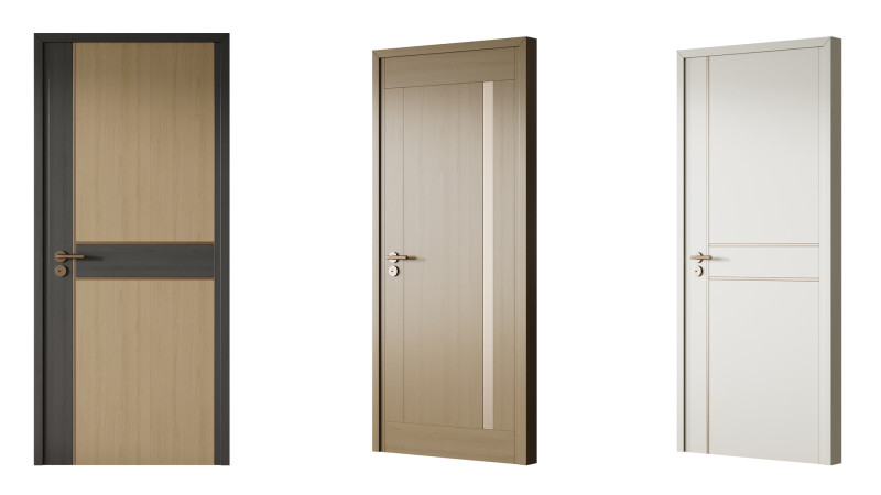 Interior door 39 3D Модель .c4d .max .obj .3ds .fbx .stl .blend