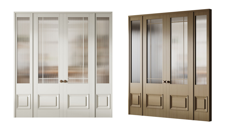Interior door 44 3D Модель .c4d .max .obj .3ds .fbx .stl .blend