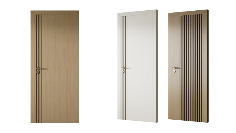 Interior door 48 3D Modell .c4d .max .obj .3ds .fbx .stl .blend