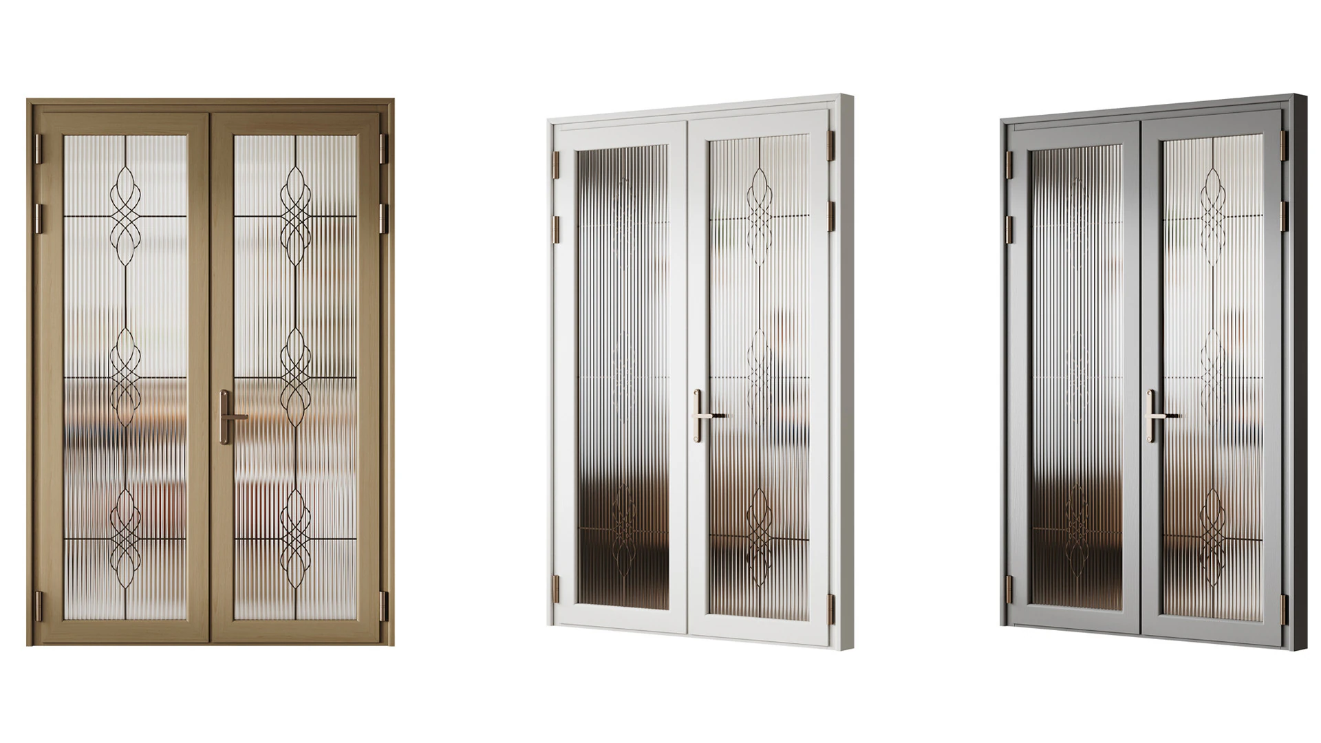 Interior door 50 3D Model .c4d .max .obj .3ds .fbx .stl .blend 
