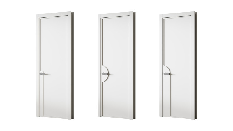 Interior Door Frame 3D 模型 .c4d .max .obj .3ds .fbx .stl .blend 