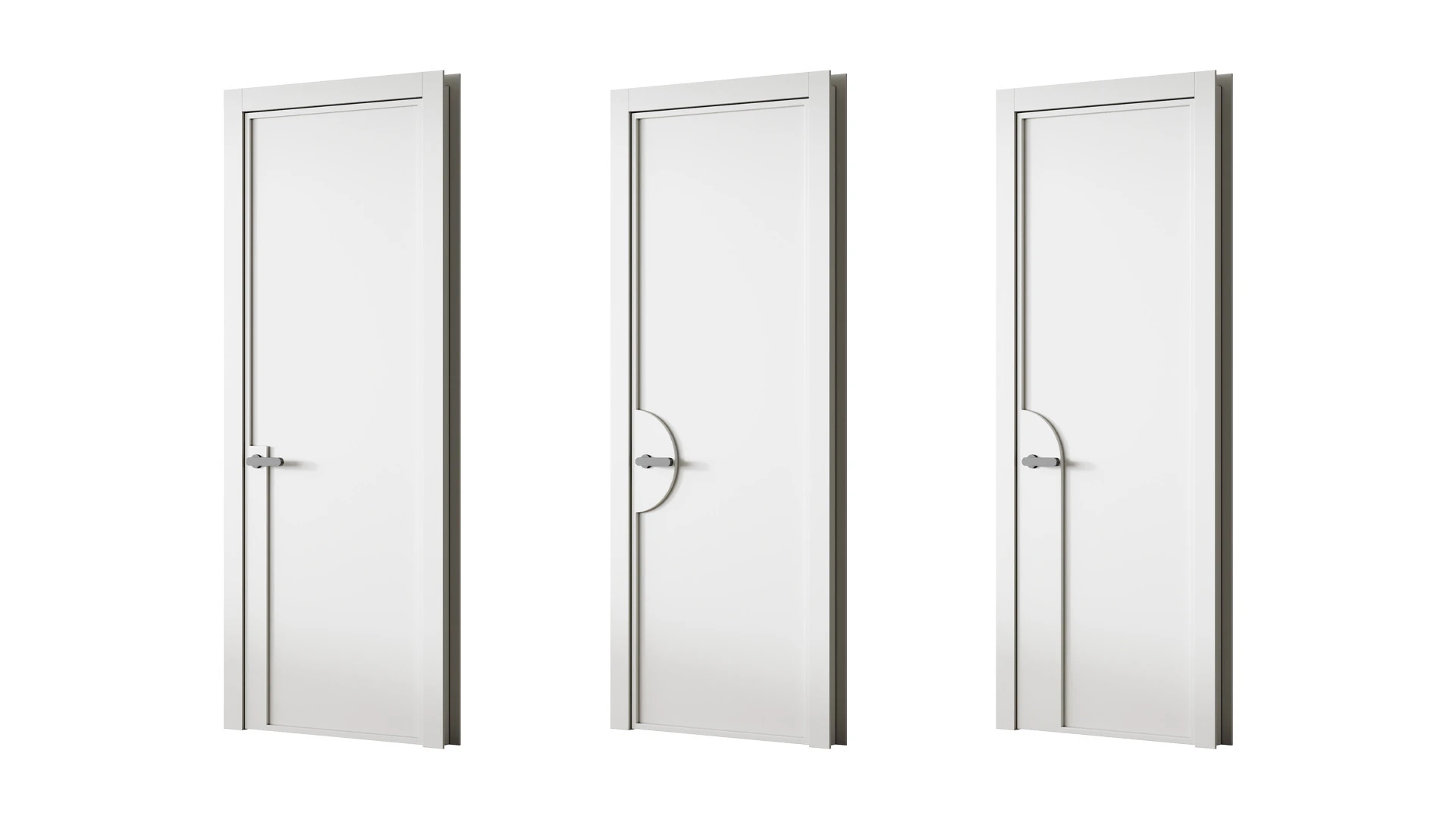 Interior Door Frame 3D Model .c4d .max .obj .3ds .fbx .stl .blend 