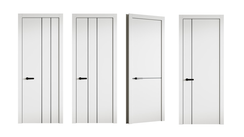 Interior Door Freedom 3D Модель .c4d .max .obj .3ds .fbx .stl .blend
