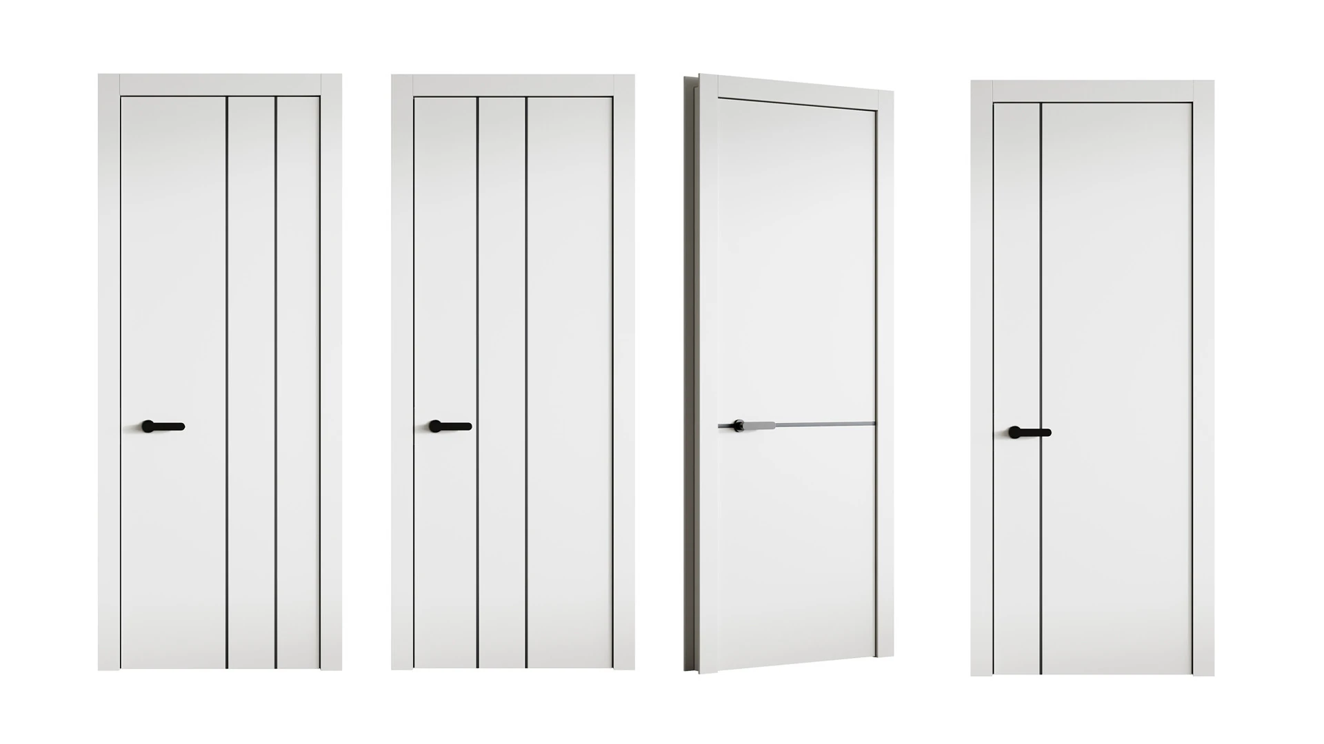 Libert&eacute; de porte int&eacute;rieure Modèle 3D .c4d .max .obj .3ds .fbx .stl .blend 