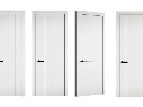 Vrijheid van binnendeuren 3D Model