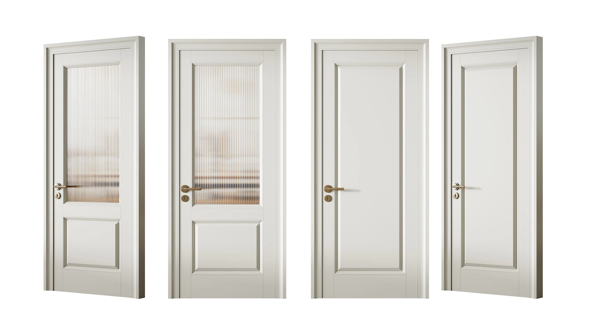 Interior Door Galant Volhovec 3D Model .c4d .max .obj .3ds .fbx .stl .blend 