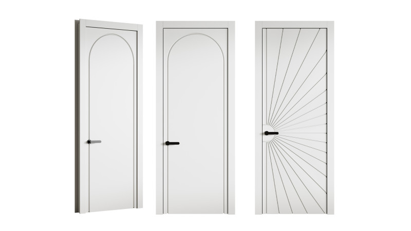 Interior doors ALBA 3D Model .c4d .max .obj .3ds .fbx .stl .blend