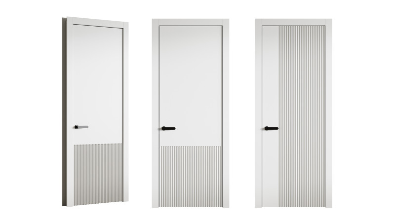 Interior doors ALBA 3D Model .c4d .max .obj .3ds .fbx .stl .blend 
