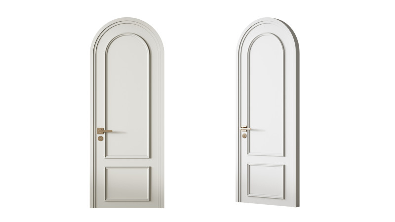 Interior Doors Arc Modello 3D .c4d .max .obj .3ds .fbx .stl .blend