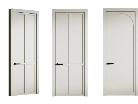 软型室内门 3D 模型