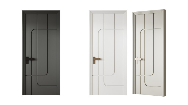 Laki Kapı İç Kapı 17 3D Model .c4d .max .obj .3ds .fbx .stl .blend 