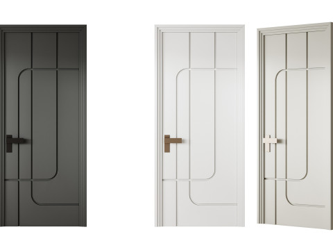 Laki Kapi Interior Door 17 Modelo 3D