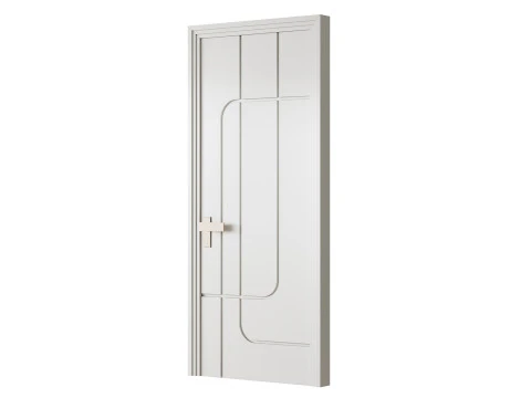 Laki Kapi Interior Door 17 3D Model