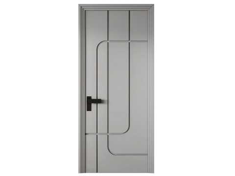 Laki Kapi Interior Door 17 3D Model