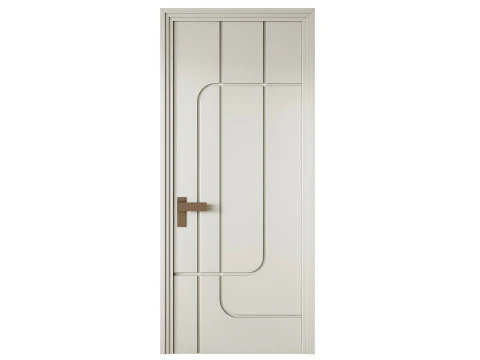 Laki Kapi Interior Door 17 3D Model