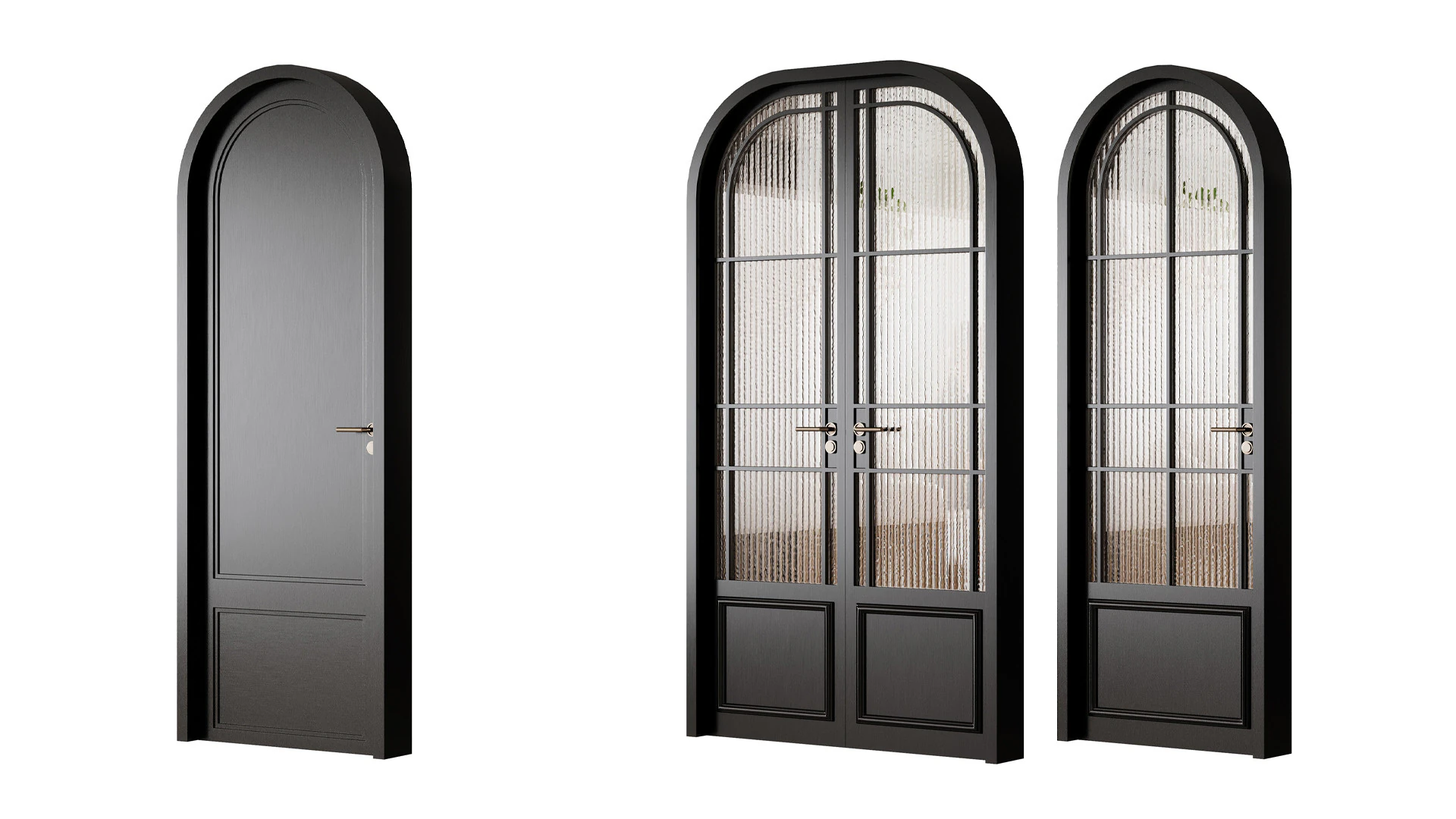 Puerta Met&aacute;lica Modelo 3D .c4d .max .obj .3ds .fbx .stl .blend 