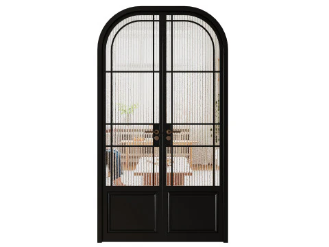 Puerta Met&aacute;lica Modelo 3D