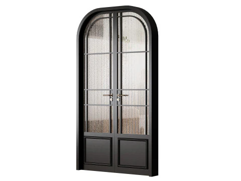 Puerta Met&aacute;lica Modelo 3D