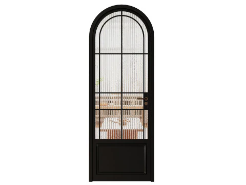 Puerta Met&aacute;lica Modelo 3D