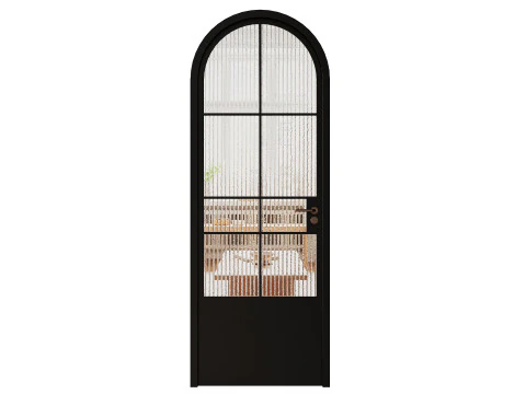 Puerta Met&aacute;lica Modelo 3D