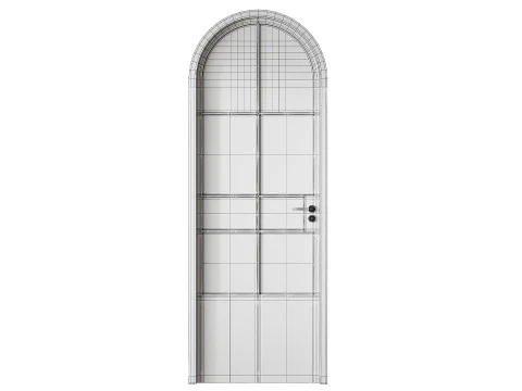 Puerta Met&aacute;lica Modelo 3D