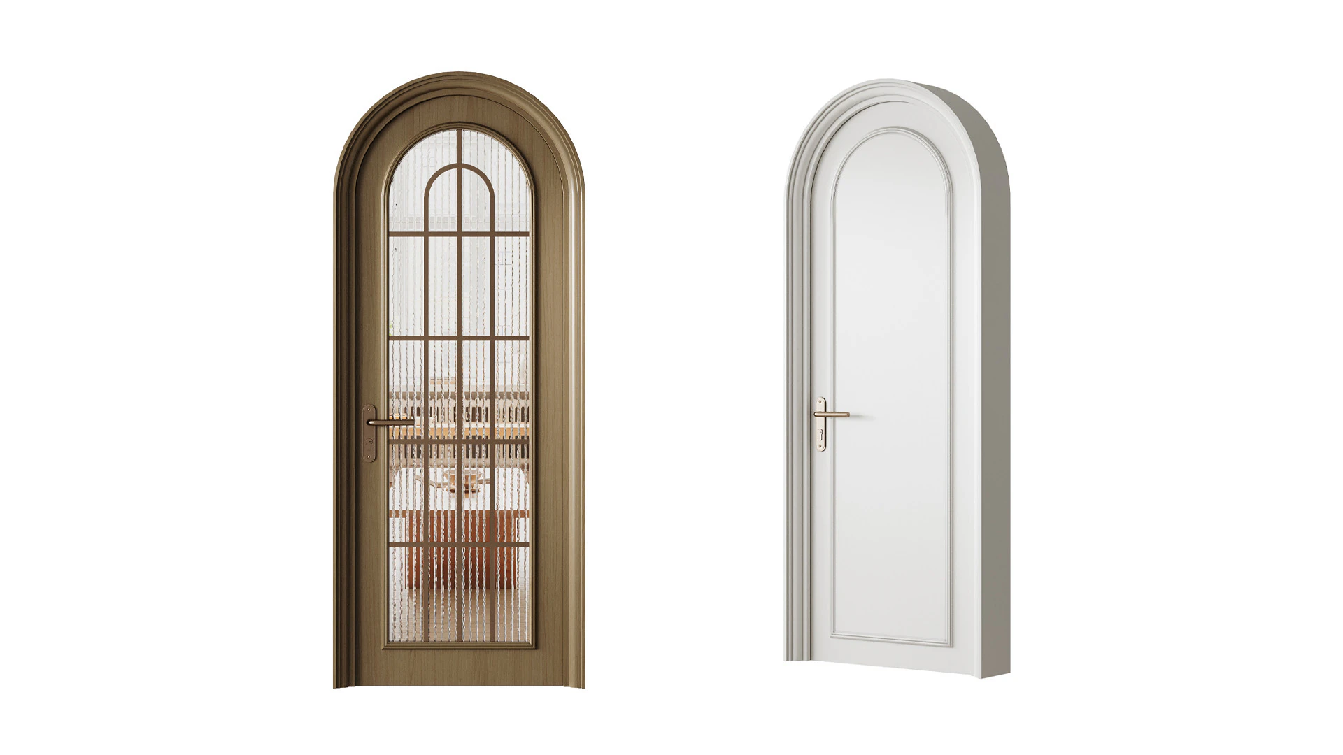 Metall Door 31 2 3D Model .c4d .max .obj .3ds .fbx .stl .blend 