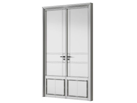 Metall Door 33 2 3D Model
