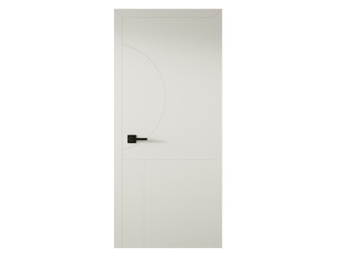 Modern Flush Interior Door 16 Modello 3D