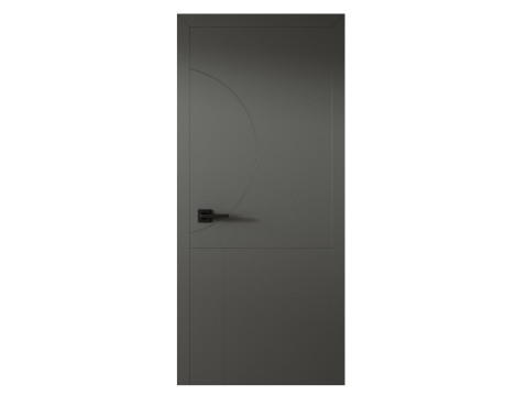 Modern Flush Interior Door 16 Modello 3D
