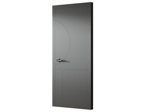 Modern Flush Interior Door 16 Modello 3D